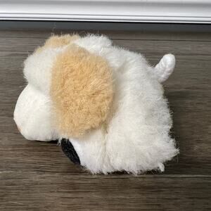 Vintage 1997 Fuzzlins Delila Stylle Tan White‎ Puppy Dog Small Plush
